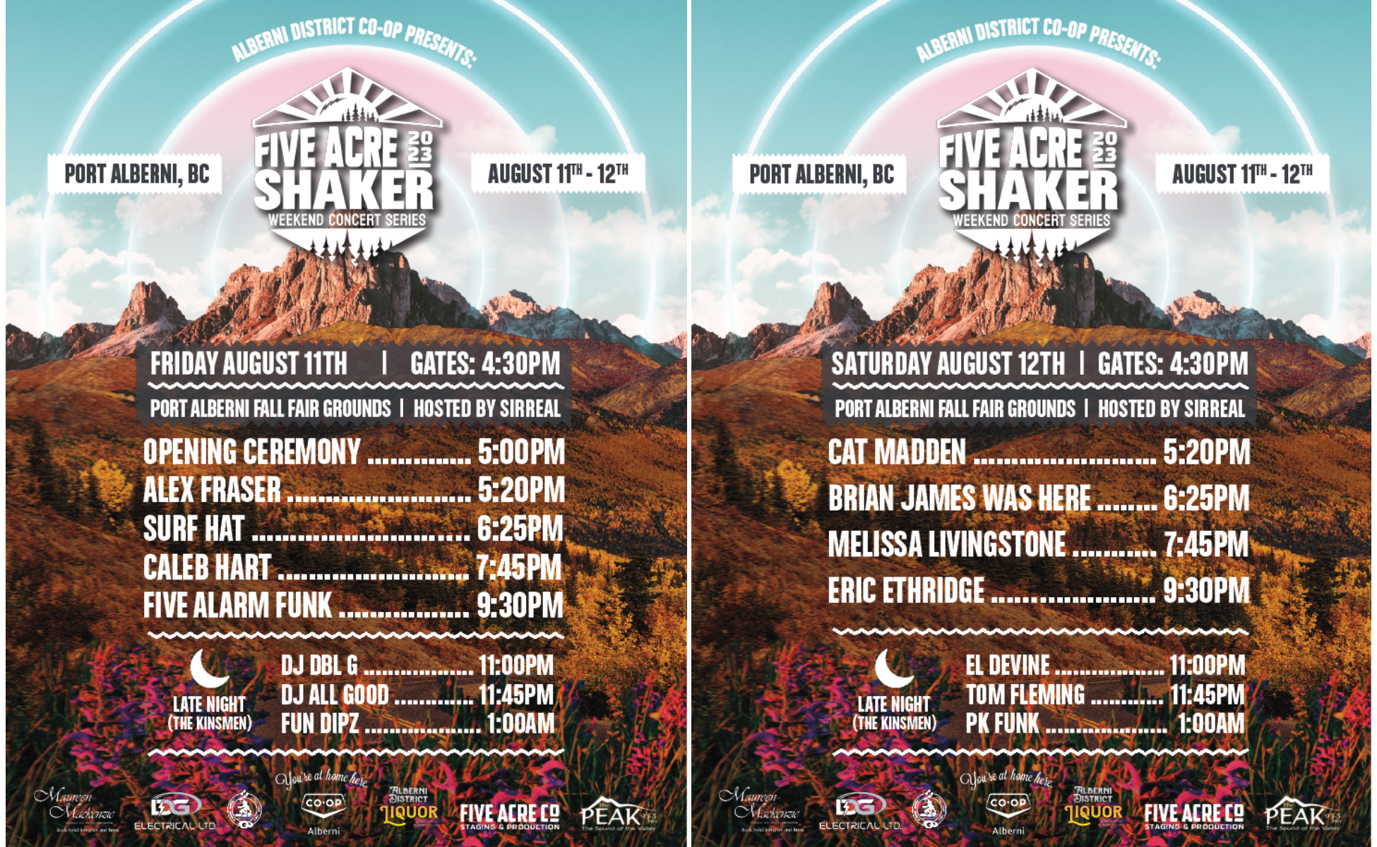 Set Times – FACO FAQ